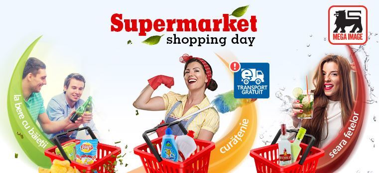 supermarket shopping day