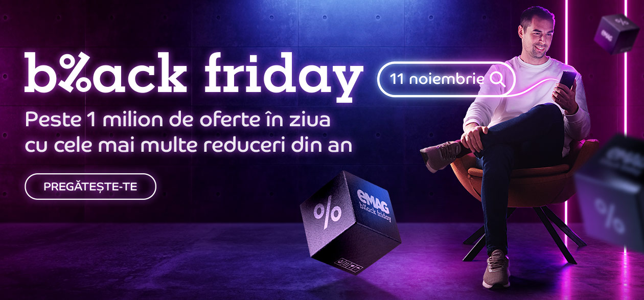 eMAG Black Friday 2022 ce pune la bătaie anul acesta și cât de repede
